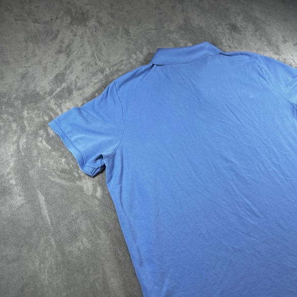 Polo Ralph Lauren Mens XXL Classic Fit Blue Short Sleeve Pique Polo Shirt Yellow - Picture 12 of 14
